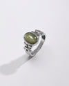 Exotic Cat’S Eye (Lehsunia) Ring in 925 Sterling Silver - Shakti