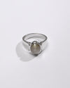 Heirloom Cat’s Eye (Lehsunia) Ring in 925 Sterling Silver - Shakti