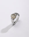 Heirloom Cat’s Eye (Lehsunia) Ring in 925 Sterling Silver - Shakti