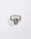 Luxe Cat’S Eye (Lehsunia) Ring in 925 Sterling Silver - Shakti