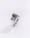 Emperor Cat's Eye (Lehsunia) Ring in 925 Sterling Silver - Nova Premium
