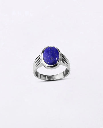 Vintage Lapis Lazuli (Lajward) Ring in 925 Sterling Silver - Shakti