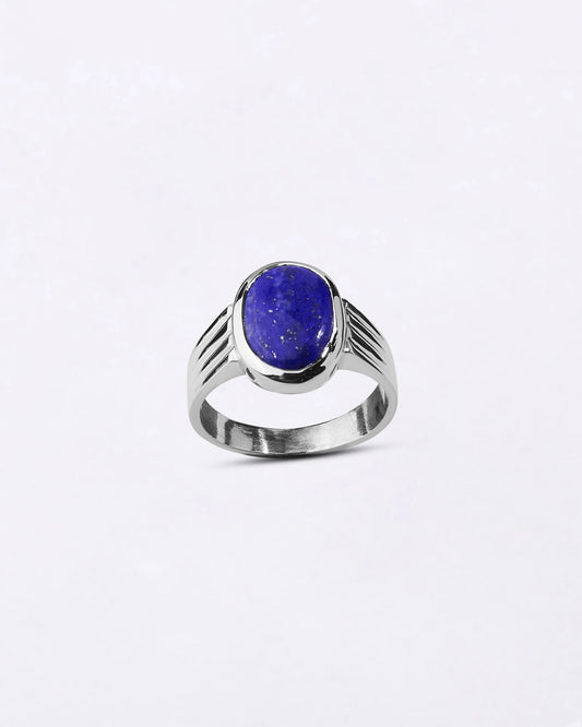 Vintage Lapis Lazuli (Lajward) Ring in 925 Sterling Silver - Shakti