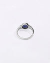 Exclusive Lapis Lazuli (Lajward) Ring in 925 Sterling Silver - Round Shakti
