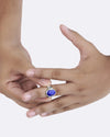 Heirloom Lapis Lazuli (Lajward) Ring in 925 Sterling Silver - Shakti