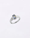 Magical Pitambari Neelam Ring in 925 Silver - Shakti