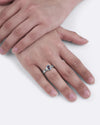 Magical Pitambari Neelam Ring in 925 Silver - Shakti