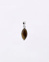 Marquise Tiger Eye Pendant in 925 Silver