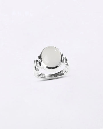 Exotic Moonstone Ring in 925 Sterling Silver - Shakti