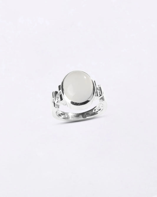 Exotic Moonstone Ring in 925 Sterling Silver - Shakti