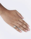 Natural Moonstone Ring in 925 Sterling Silver - Shakti