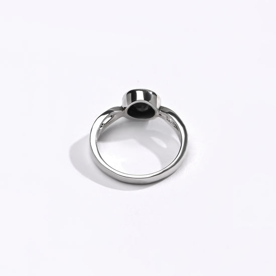 925 Silver Blue Sapphire (Neelam) Ring - 1102B - Myra