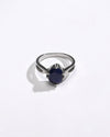 Blue Sapphire (Neelam) Ring – Pure 925 Silver - 1102N6 - Myra