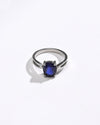 Daily Wear Blue Sapphire (Neelam) Ring – 925 Silver - 1102N4 - Myra