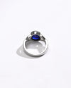 Elegant Blue Sapphire (Neelam) Ring – 925 Silver - 1104B - Myra
