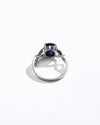 Bold Blue Sapphire (Neelam) Ring – 925 Silver - 1105N4 - Myra
