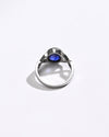 Natural Blue Sapphire (Neelam) Ring – 925 Silver - 1105B - Myra