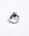 Blue Sapphire (Neelam) Ring in 925 Silver - 1126N4 - Myra