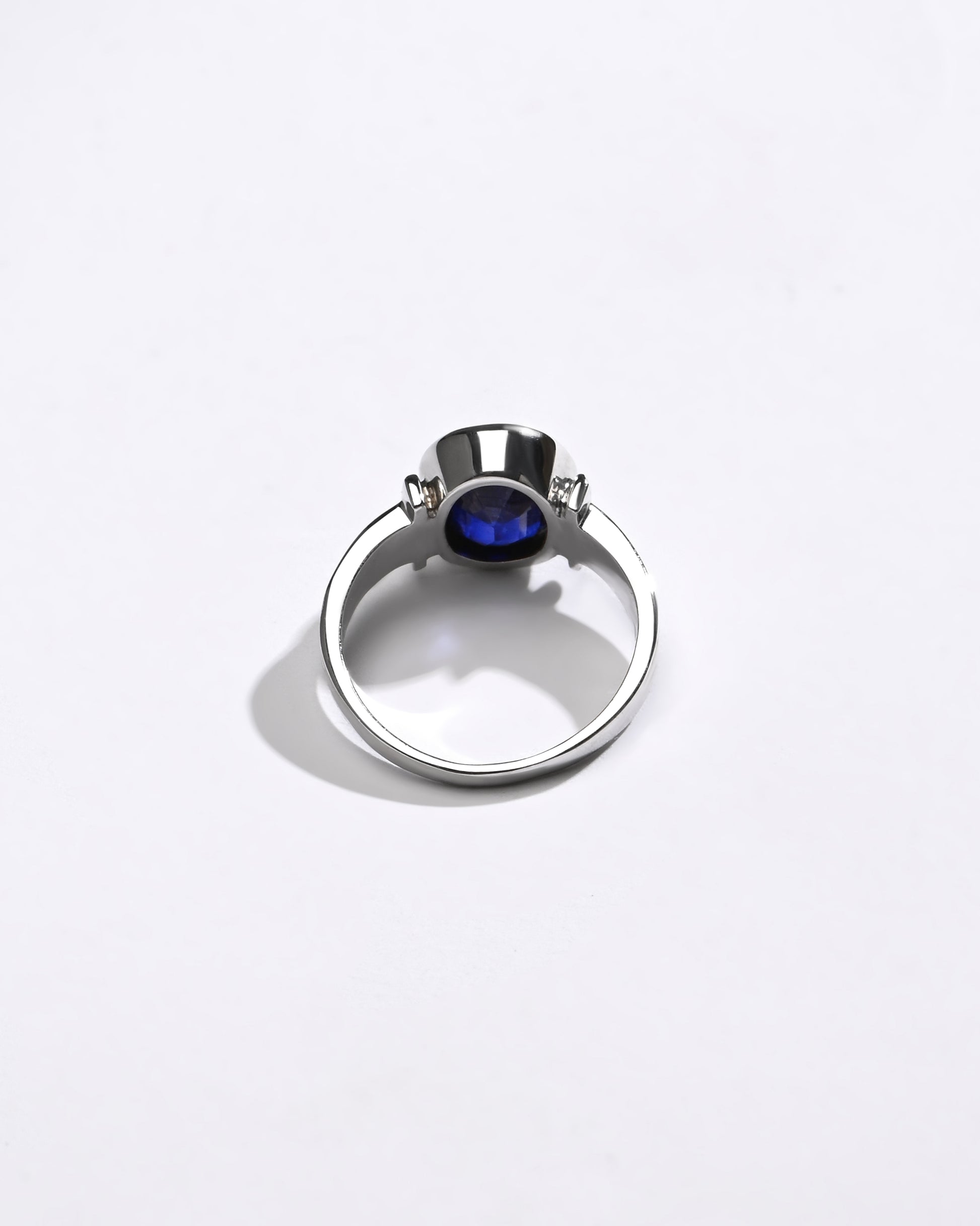 Natural Blue Sapphire (Neelam) Ring – 925 Silver - #1134B - Myra