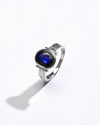 Natural Blue Sapphire (Neelam) Ring – 925 Silver - #1134B - Myra