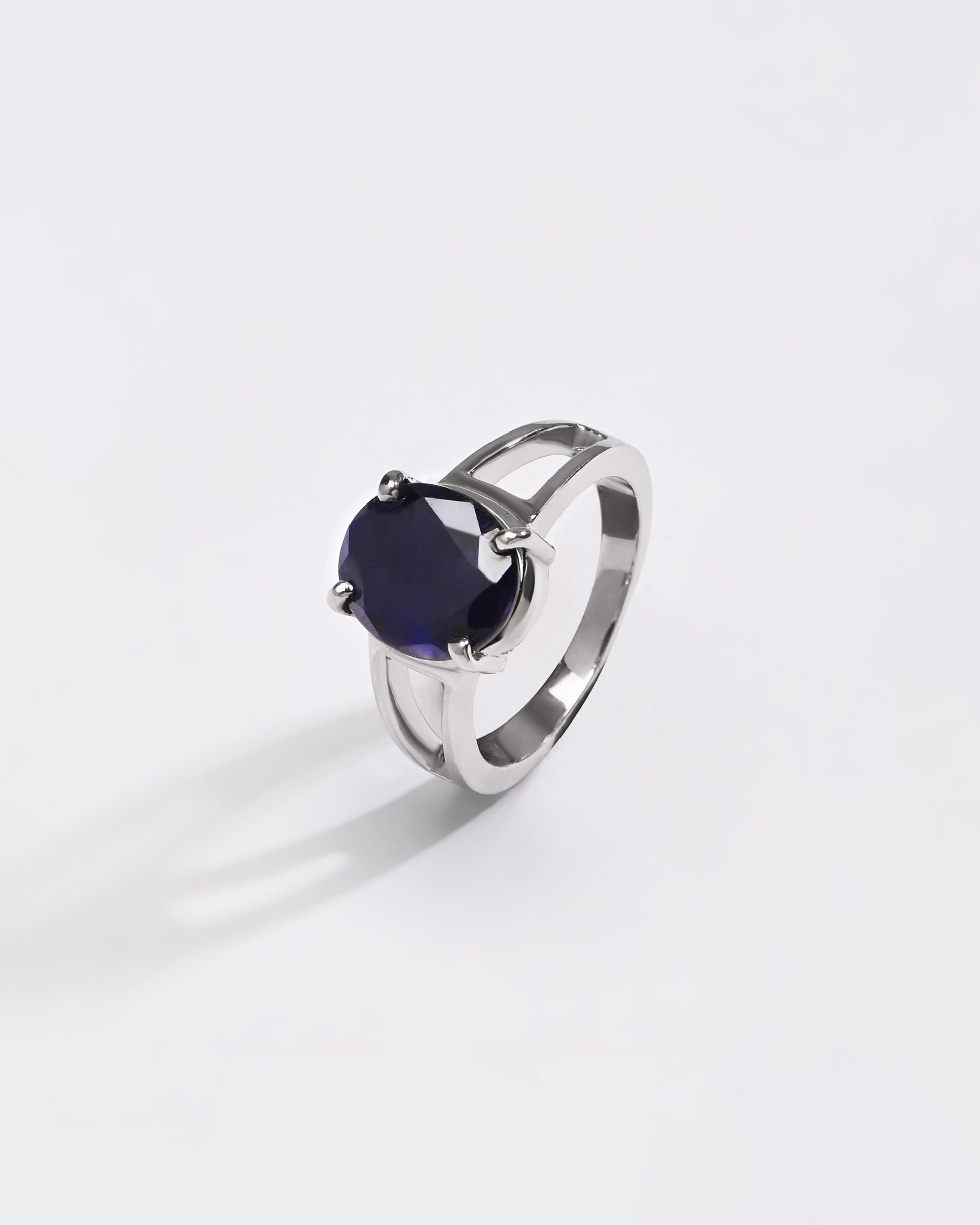 Ethereal blue sapphire ring