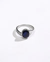 Refined Blue Sapphire (Neelam) Ring – 925 Silver - 1153B - Myra