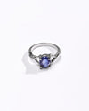 Vedic Blue Sapphire (Neelam) Ring – 925 Silver - # 1175N4 - Myra