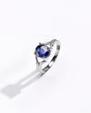 Vedic Blue Sapphire (Neelam) Ring – 925 Silver - # 1175N4 - Myra
