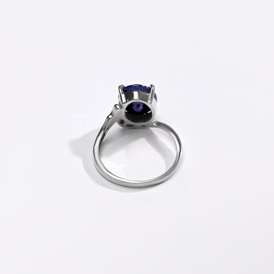 Blue Sapphire (Neelam) Ring – Trusted 925 Silver - #1176N4 - Myra
