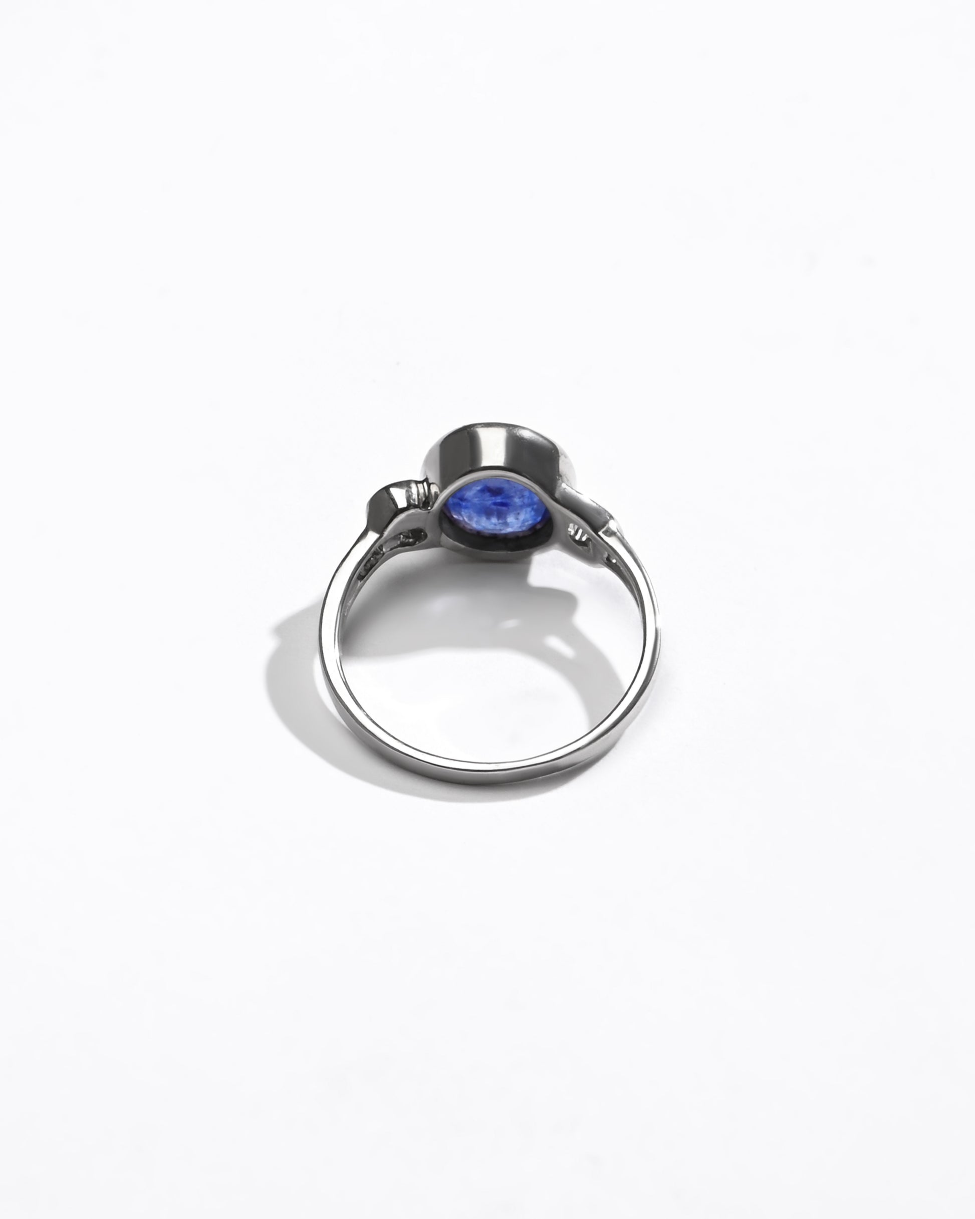 Signature Blue Sapphire (Neelam) Ring – 925 Silver - #1178B - Myra