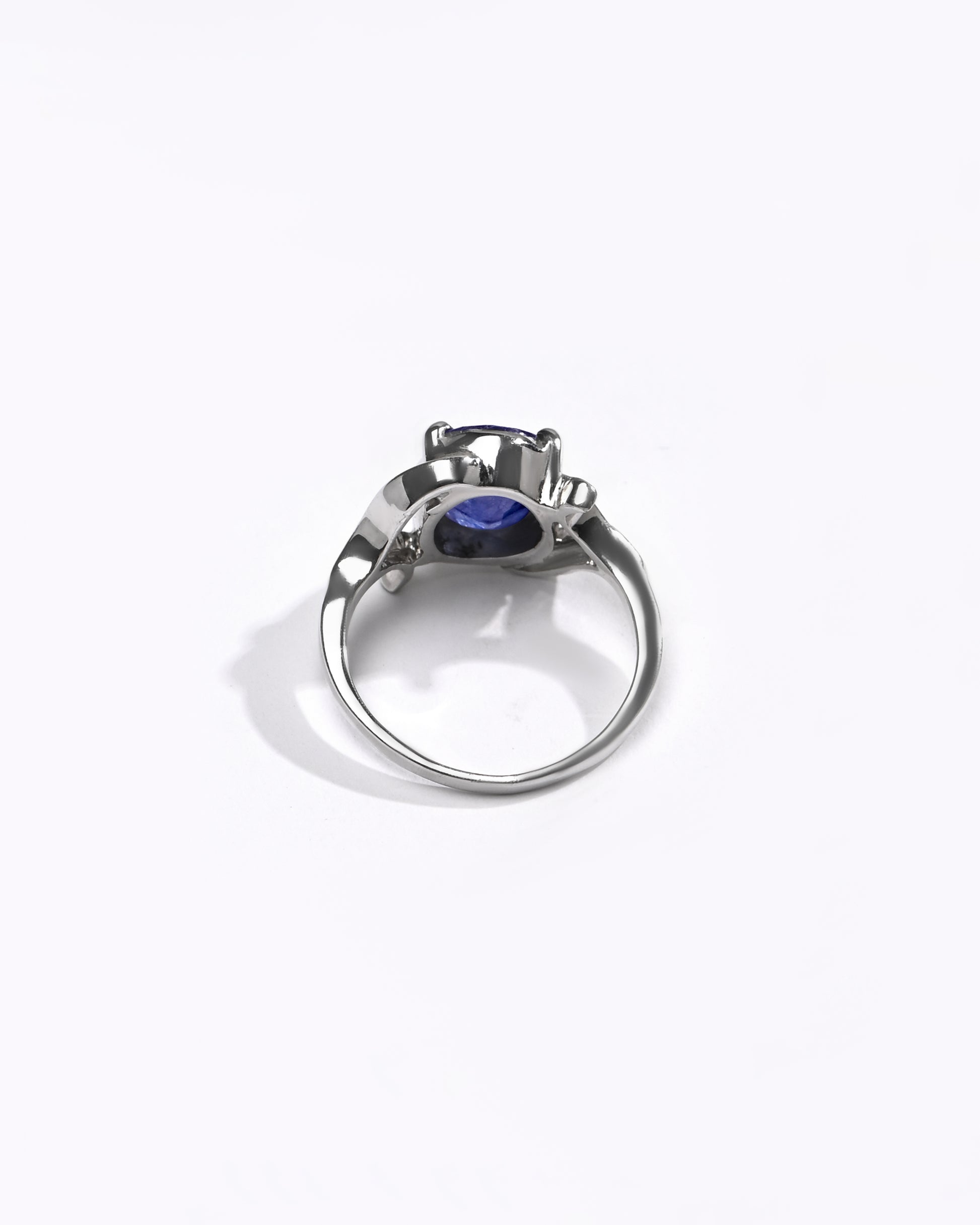 Pure Energy Blue Sapphire (Neelam) Ring – 925 Silver - #1177N4 - Myra