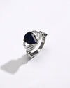 Blue Sapphire (Neelam) Ring – Radiant 925 Silver - #1180N3 - Myra