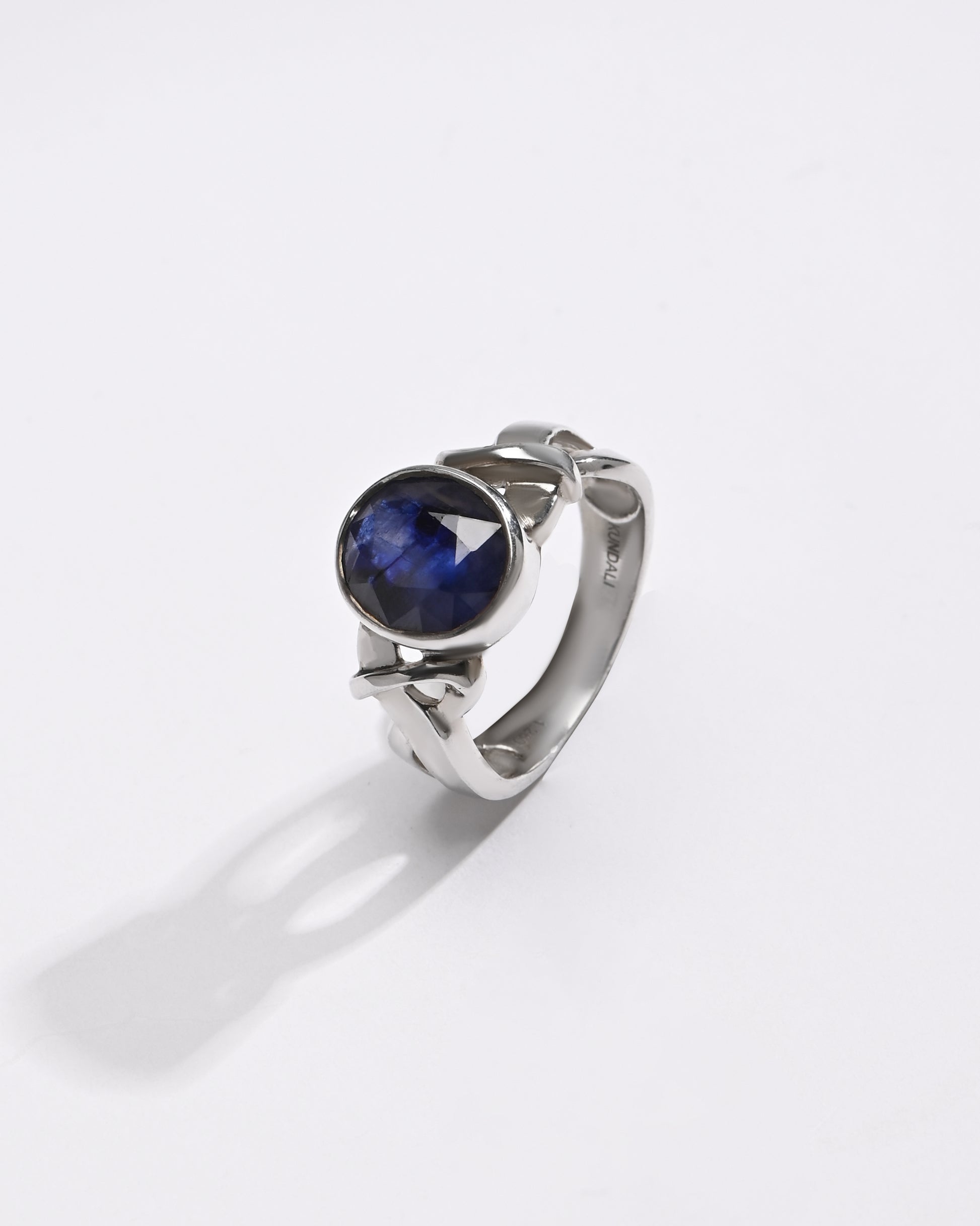 Vedic Fit Blue Sapphire (Neelam) Ring – 925 Silver - #1210B - Myra