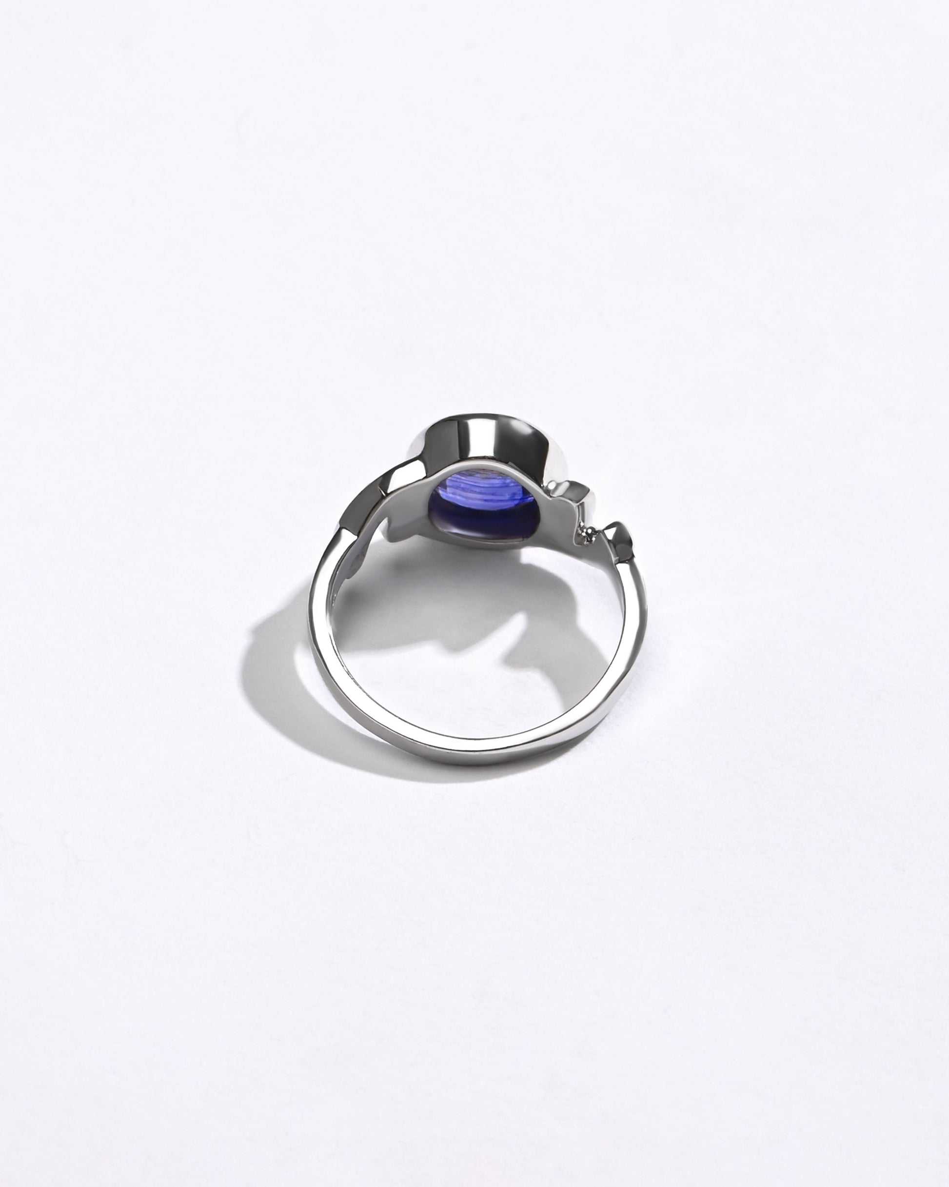 Natural Blue Sapphire (Neelam) Ring – 925 Silver - #1196B - Myra