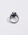 Blue Sapphire (Neelam) Ring – 925 Silver Craftsmanship - #1199HB - Myra