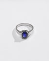 Everyday Blue Sapphire (Neelam) Ring – 925 Silver - #1200N4 - Myra