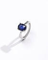 Blue sapphire stone ring
