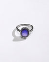 Classic Blue Sapphire (Neelam) Ring in 925 Silver - #1201B - Myra