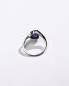 Blue Sapphire (Neelam) Ring – Light, Natural, Silver - #1202B - Myra