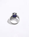 Calm Blue Sapphire (Neelam) Ring – 925 Silver - #1242N4 - Myra