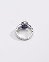 Comfort Fit Blue Sapphire (Neelam) Ring – 925 Silver - #1245B - Myra