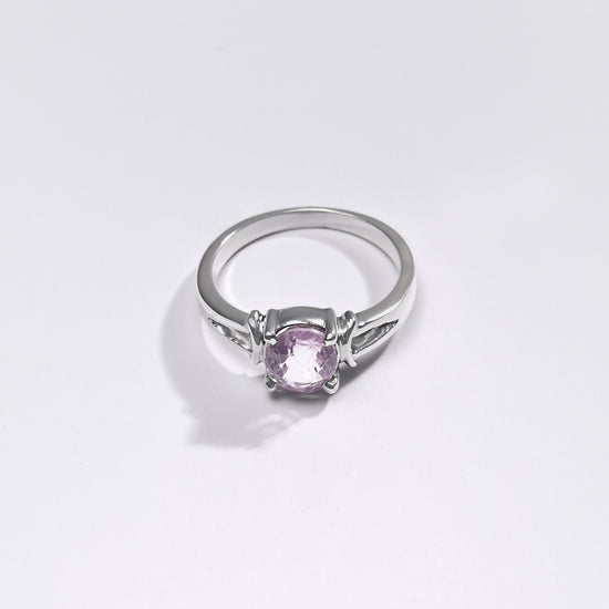 Premium Blue Sapphire (Neelam) Ring in 925 Silver - #1148N4 - Myra