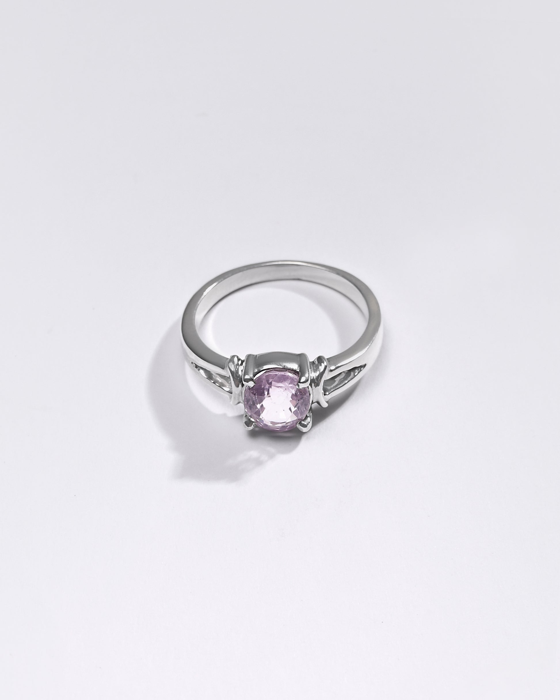 Premium Blue Sapphire (Neelam) Ring in 925 Silver - #1148N4 - Myra