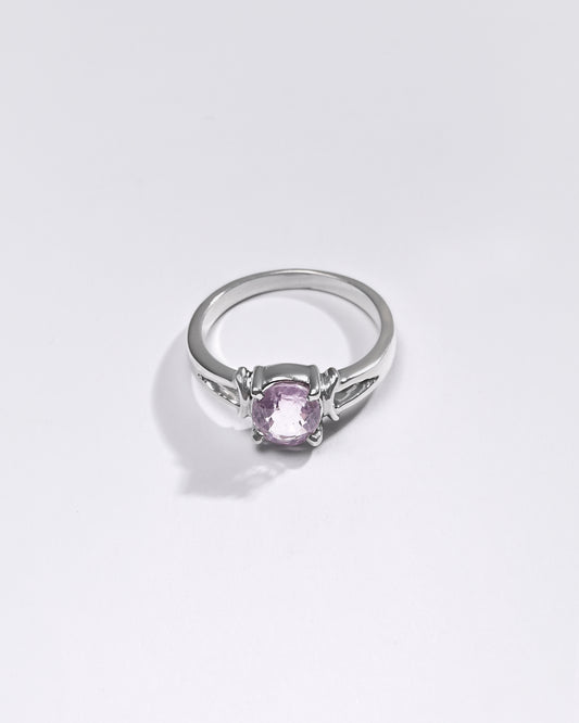 Premium Blue Sapphire (Neelam) Ring in 925 Silver - #1148N4 - Myra