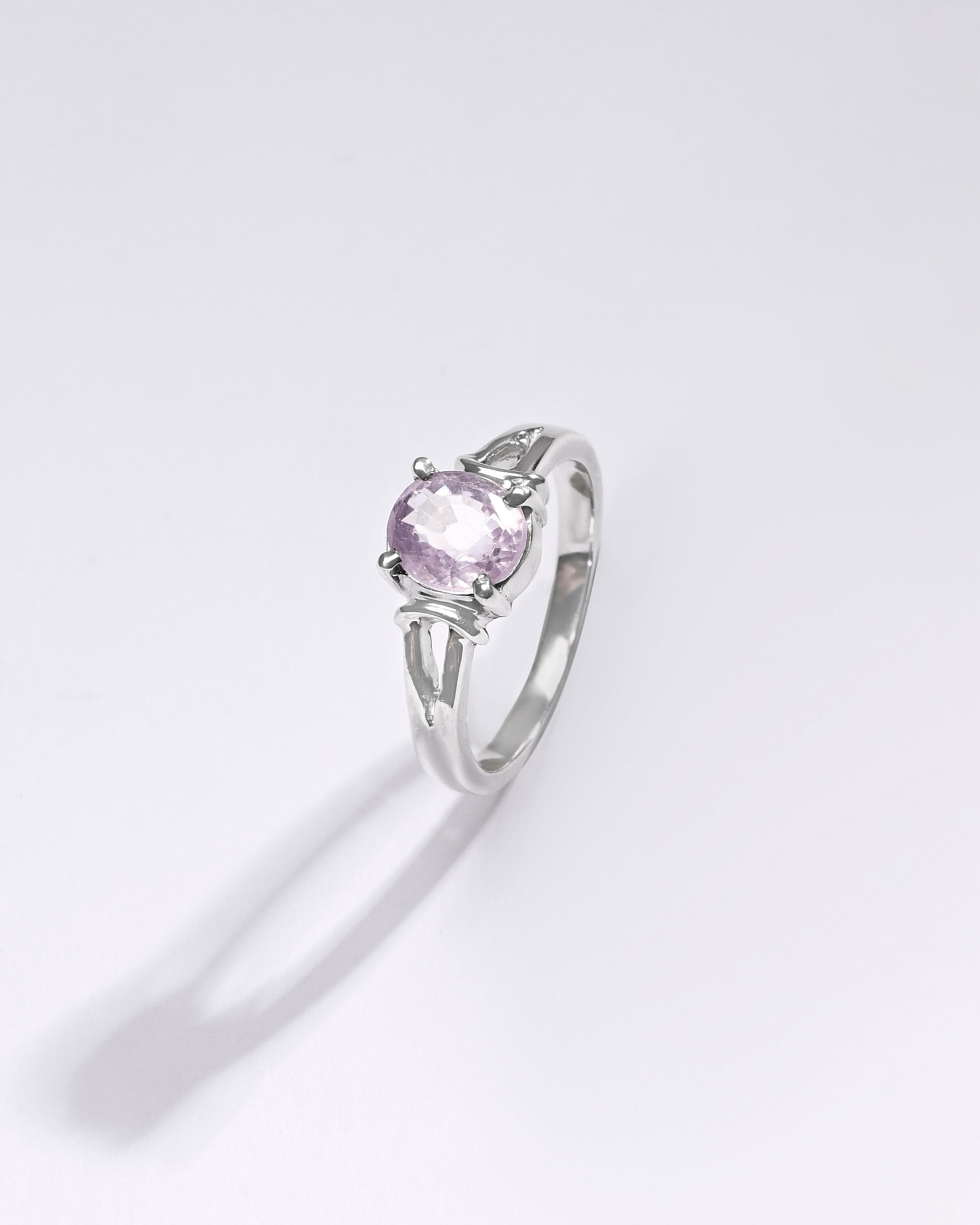 Premium Blue Sapphire (Neelam) Ring in 925 Silver - #1148N4 - Myra