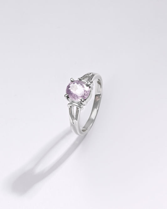 Premium Blue Sapphire (Neelam) Ring in 925 Silver - #1148N4 - Myra