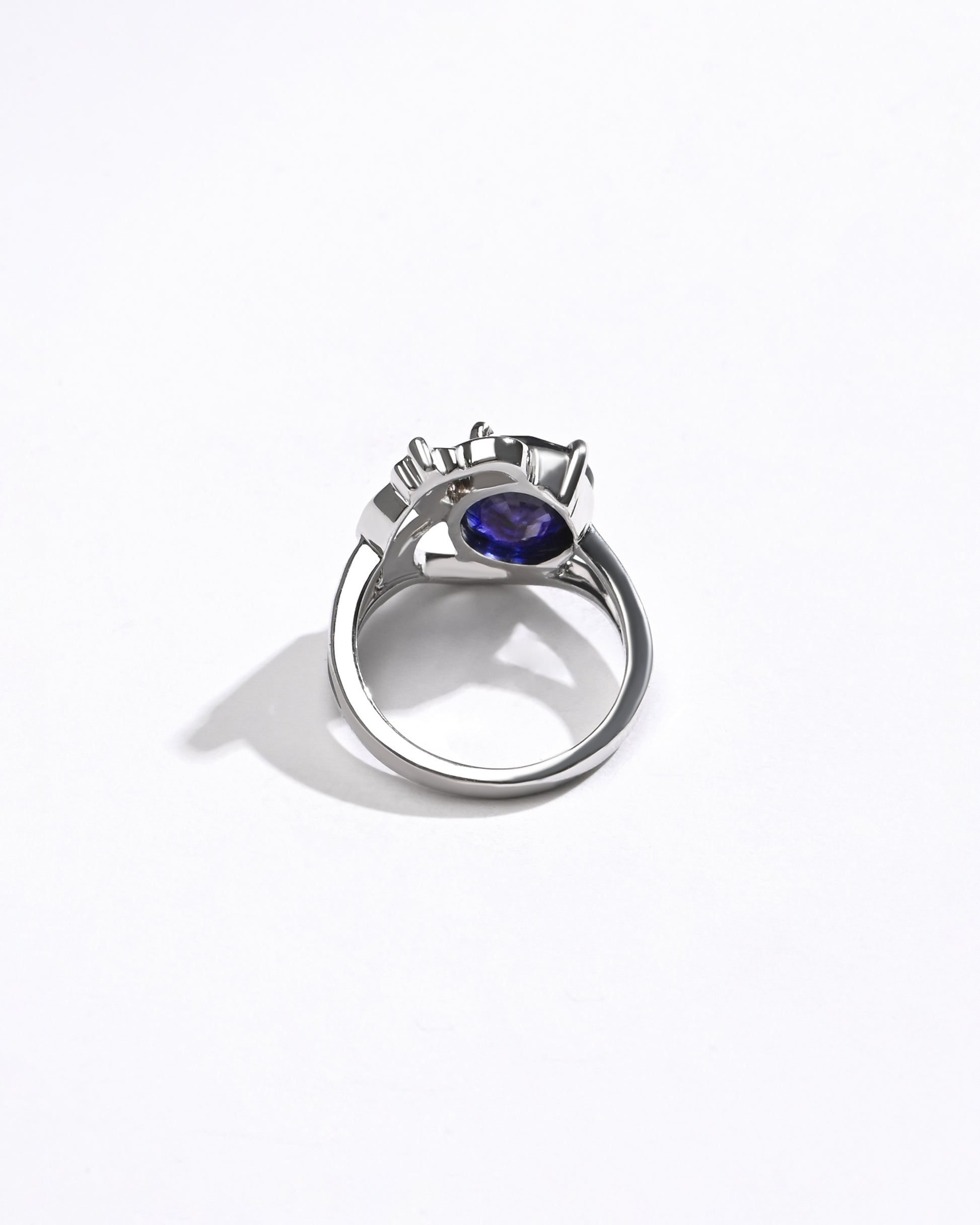 Trustworthy Blue Sapphire (Neelam) Ring – 925 Silver - #1284N4 - Myra