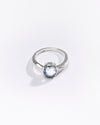 Premium Blue Sapphire (Neelam) Ring in 925 Silver - #1201B - Myra