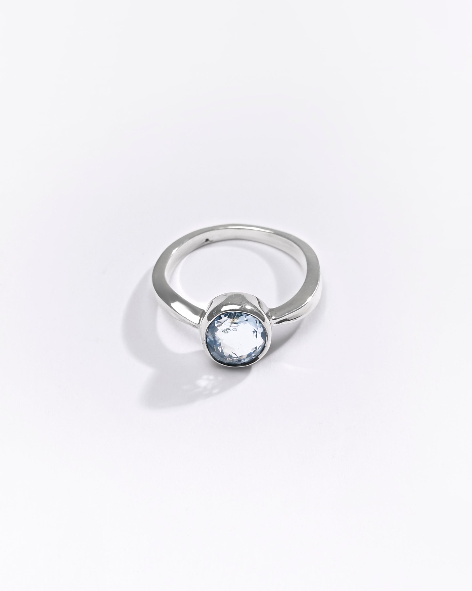Premium Blue Sapphire (Neelam) Ring in 925 Silver - #1201B - Myra