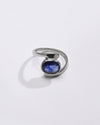 Blue Sapphire (Neelam) Ring – Pure 925 Silver - 1138B - Myra